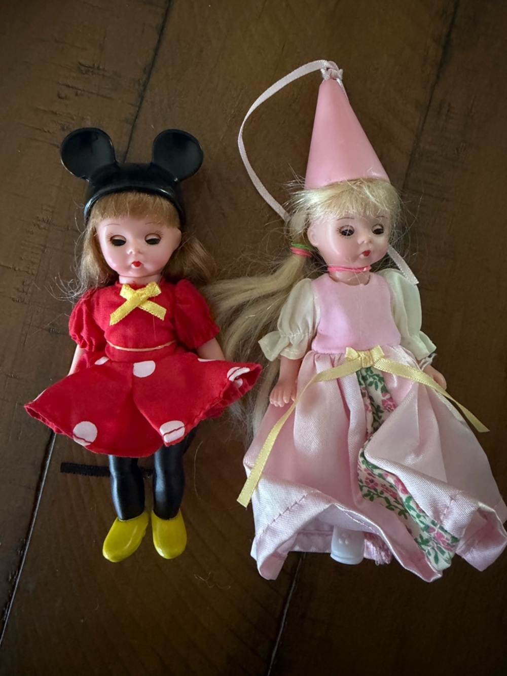 Madame Alexander McDonalds Toy Dolls Minnie Mouse Princess Rapunzel Set Lot